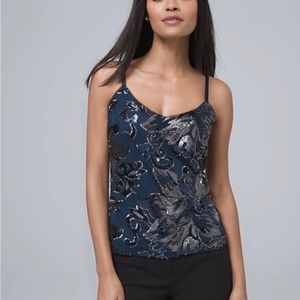 WHBM sequin cami top